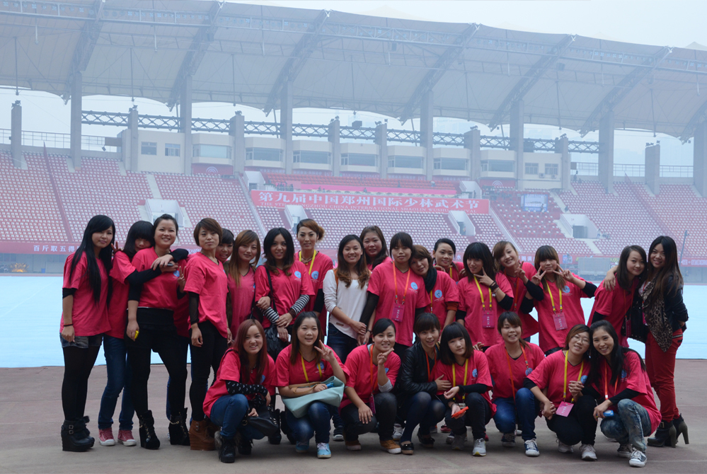 中国郑州国际少林武术节开幕式化妆现场